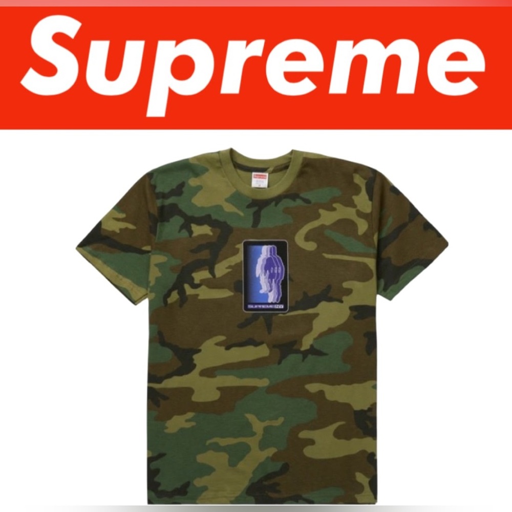 2020 Supreme Blur Tee 'Woodland Camo'